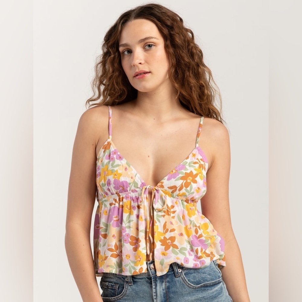 NWT - BILLABONG Happy Day Flyaway Women's Top - Size XL - Picture 2 of 6
